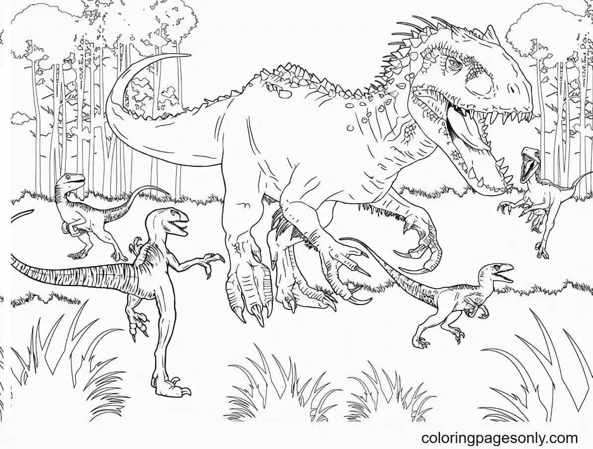 Jurassic World Coloring Pages 5