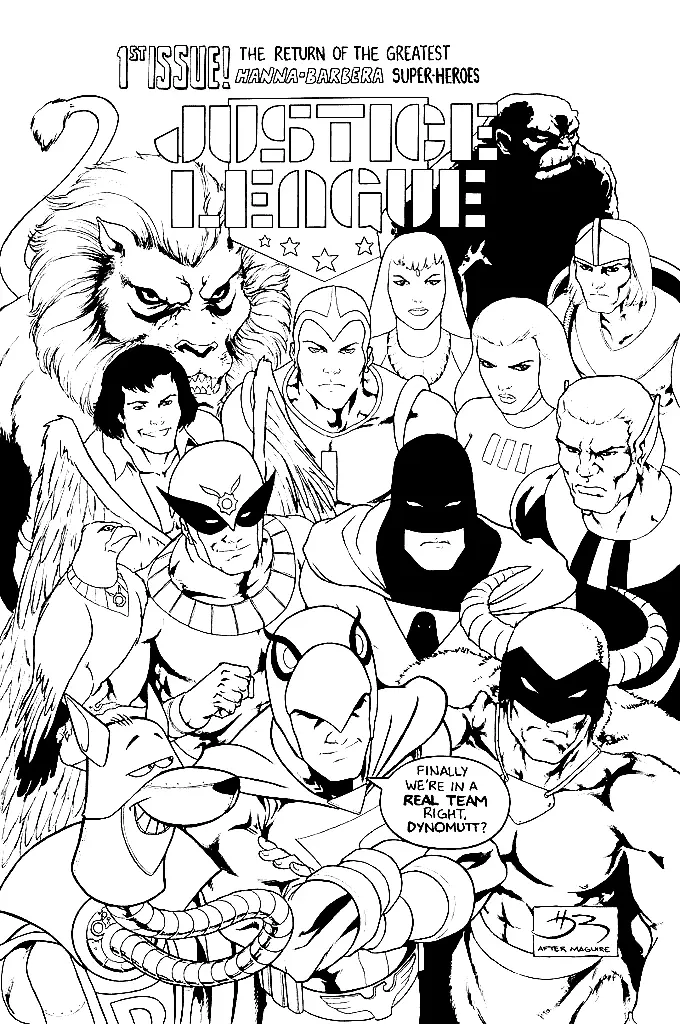 Justice League Coloring Pages 35