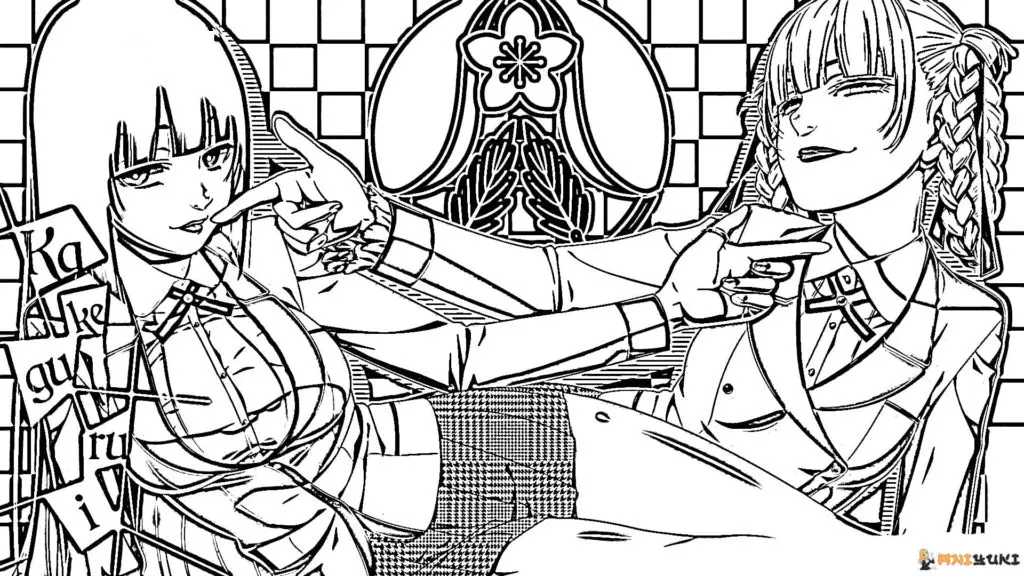 Kakegurui Ausmalbilder 58