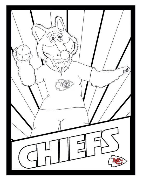 Kansas City Chiefs Coloring Pages 11