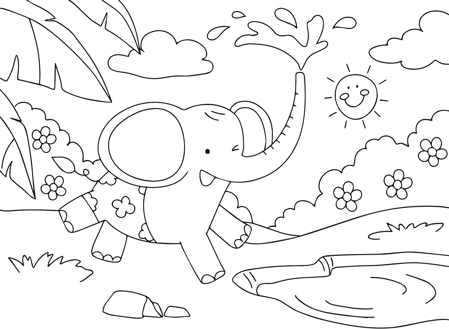 Kawaii Animal Coloring Pages