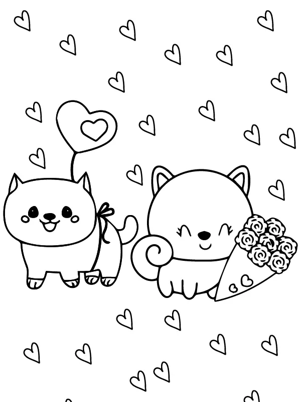 Valentines Coloring Pages