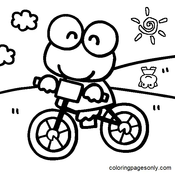 Keroppi Coloring Pages 57