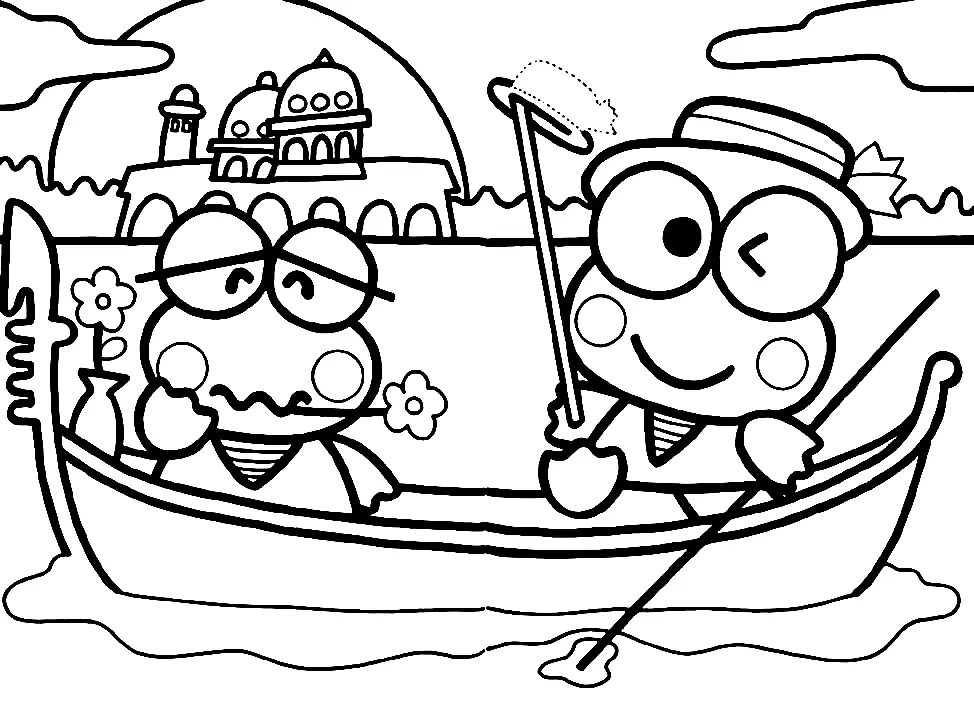 Keroppi Coloring Pages 75