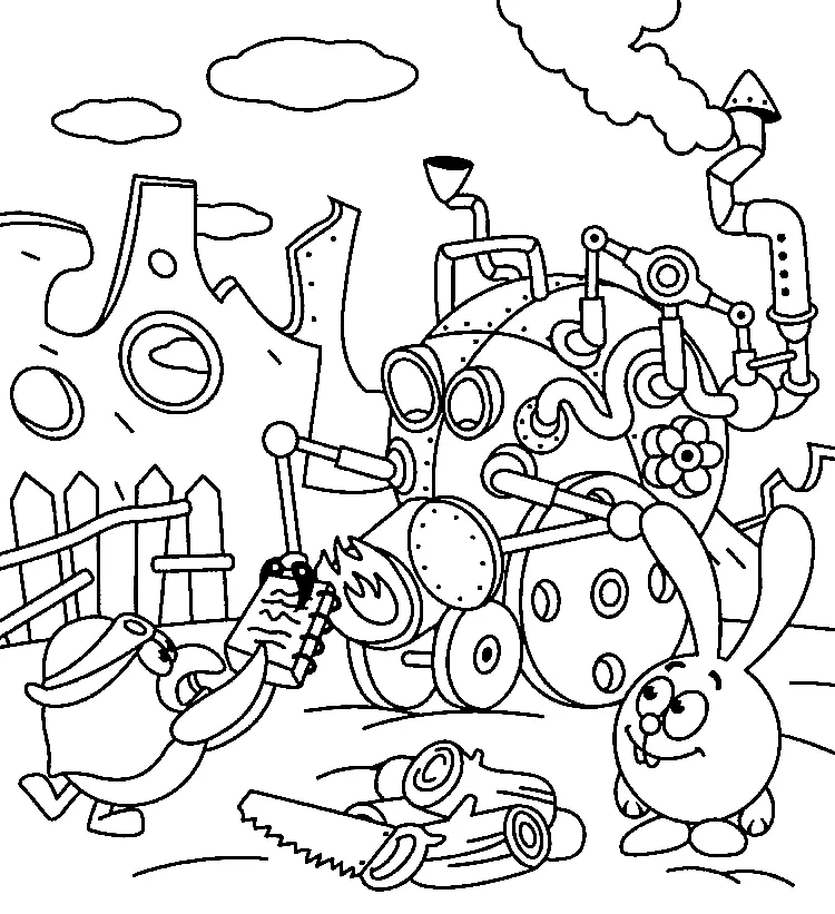 KikoRiki Coloring Pages 18