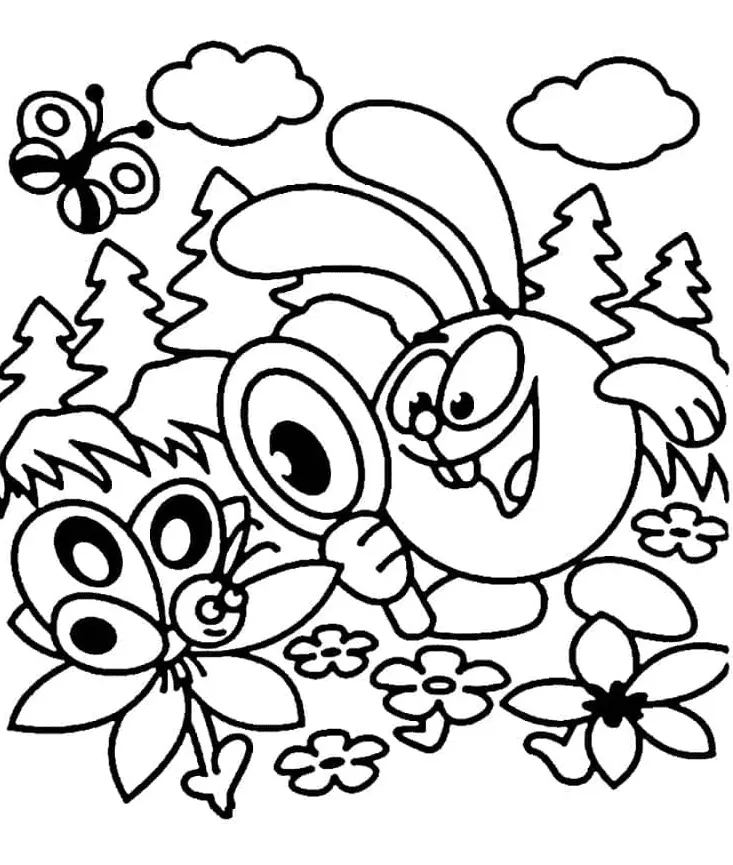 KikoRiki Ausmalbilder 54