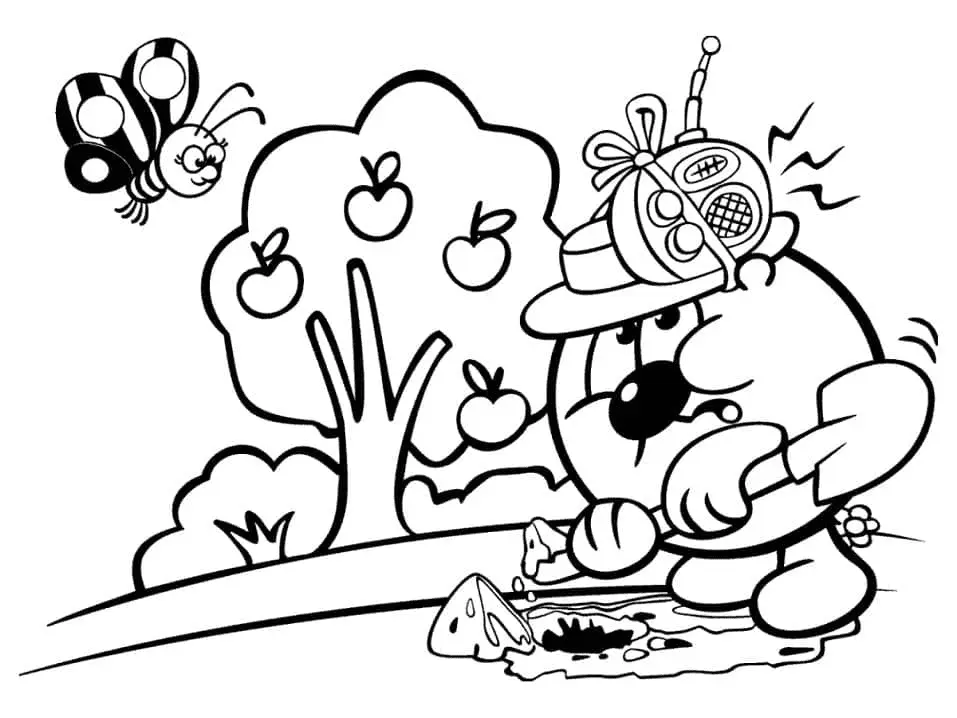 KikoRiki Coloring Pages 9