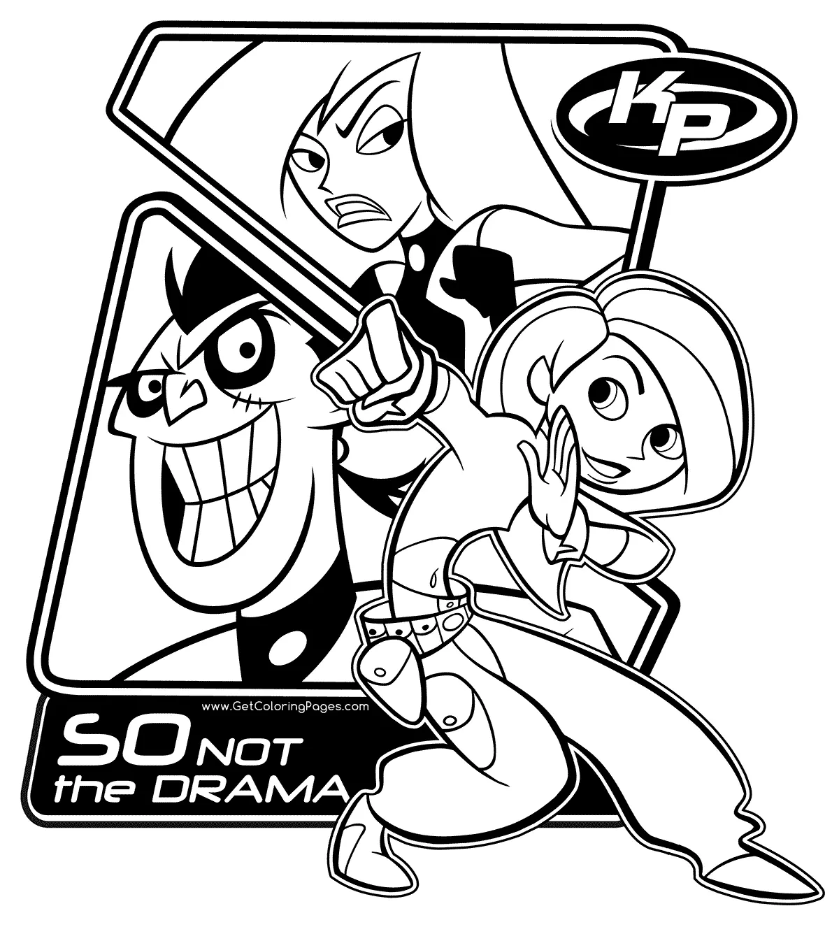 Kim Possible Coloring Pages 17