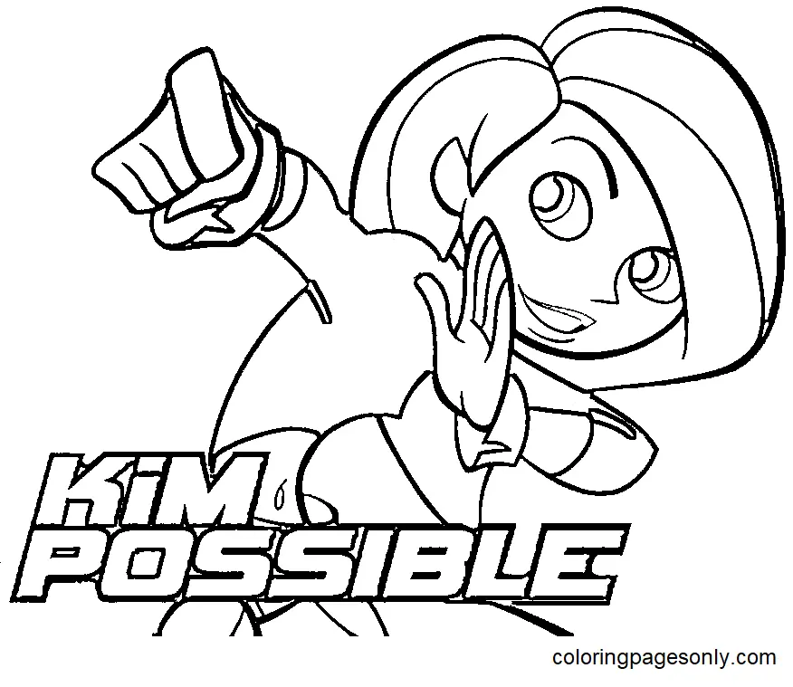 Kim Possible Coloring Pages 2