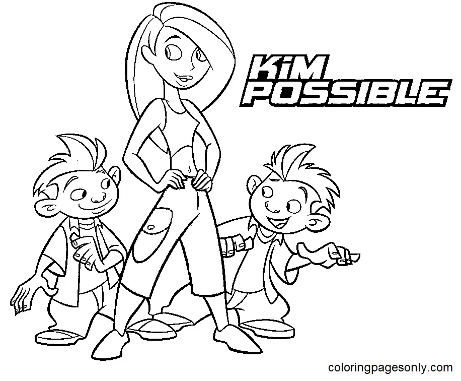 Kim Possible Coloring Pages 20