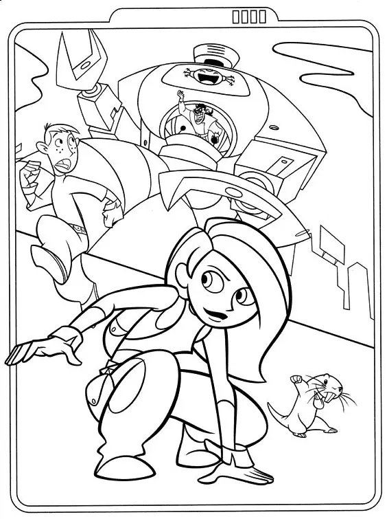 Kim Possible Coloring Pages 22