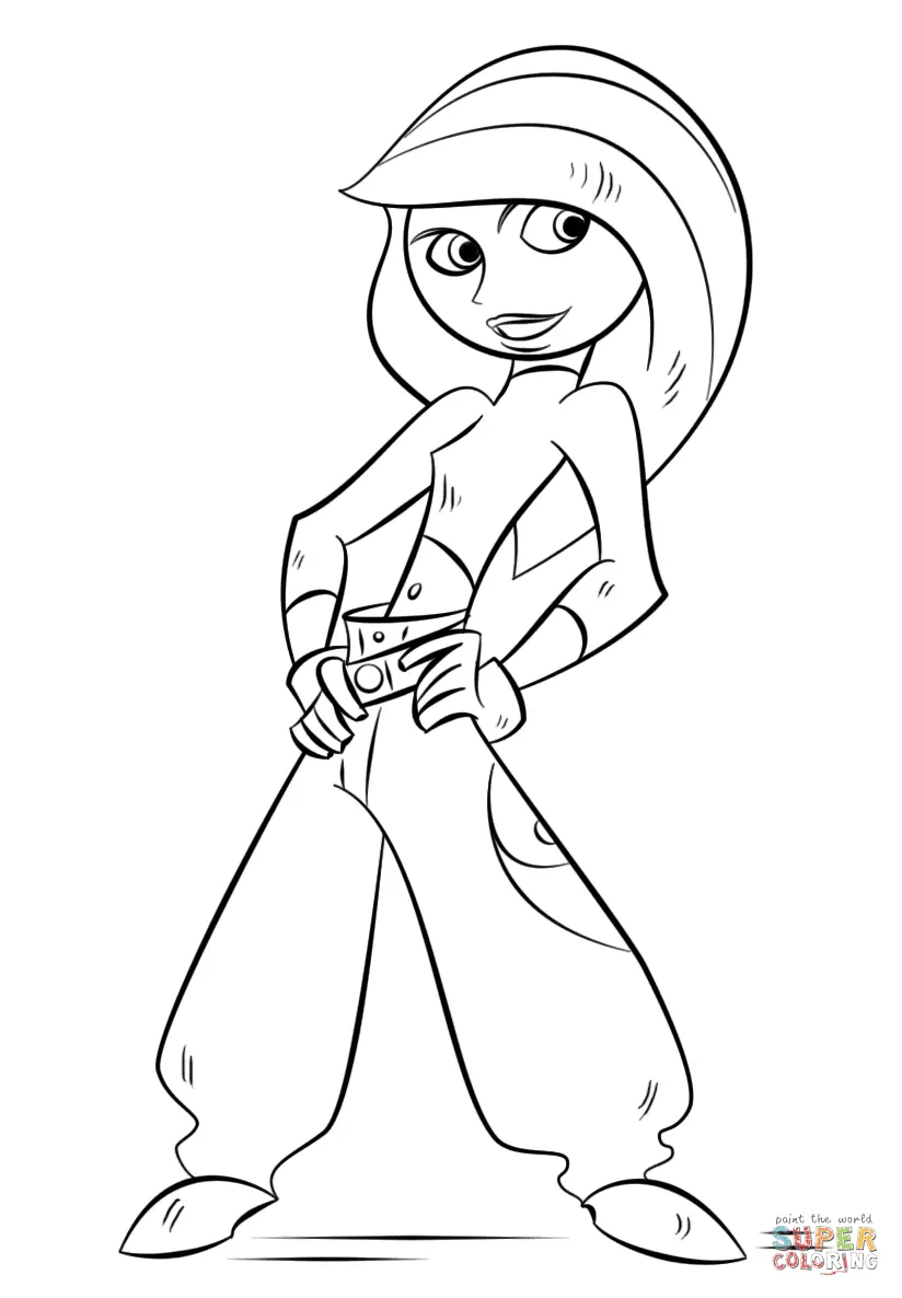 Kim Possible Coloring Pages 23