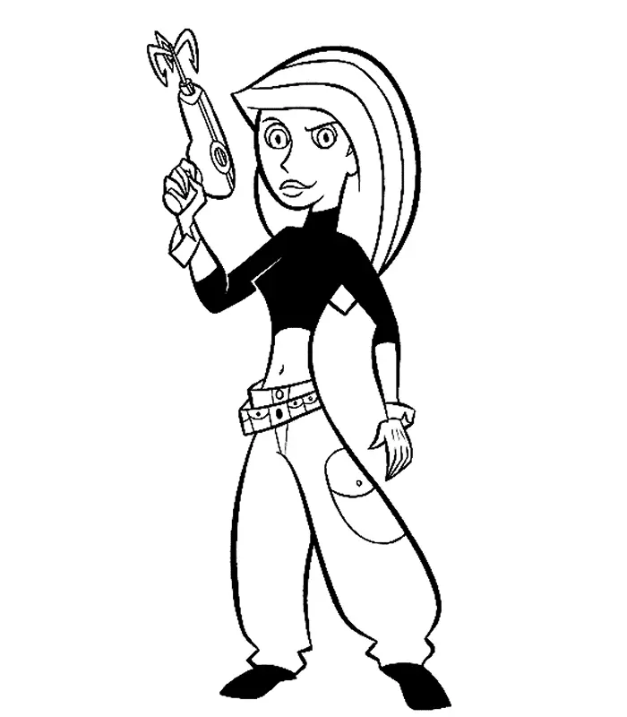 Kim Possible Coloring Pages 25