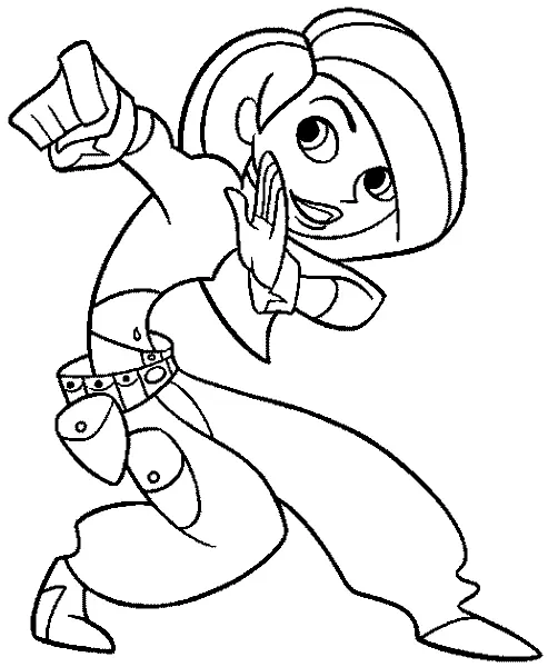 Kim Possible Coloring Pages 3