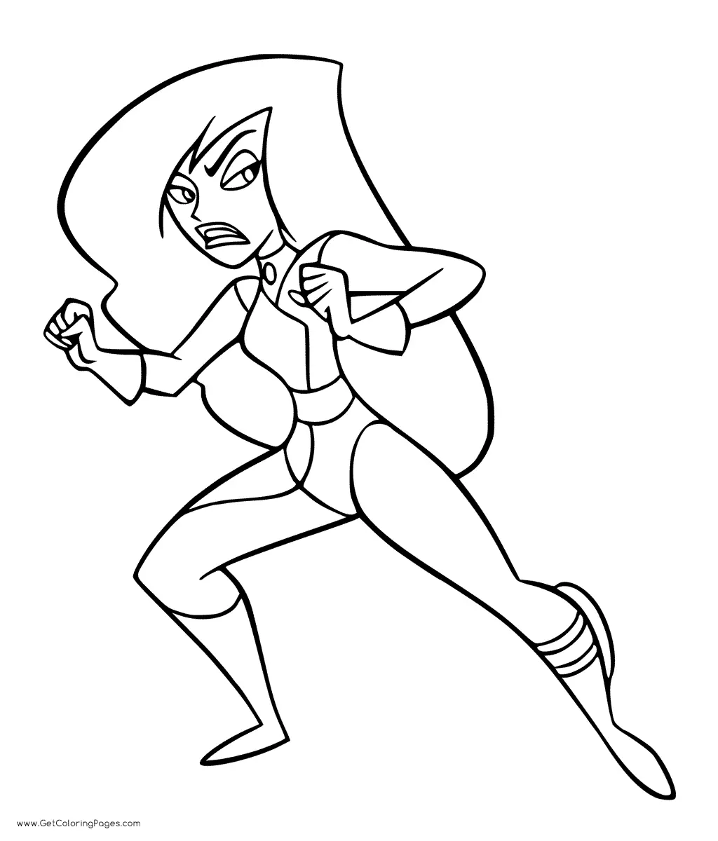 Kim Possible Coloring Pages 4