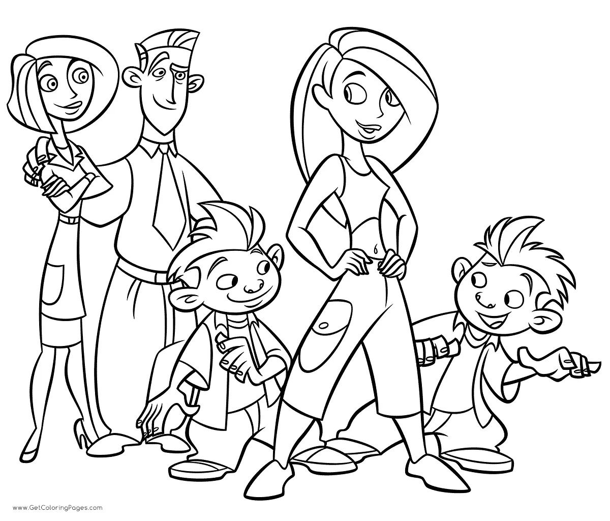 Kim Possible Coloring Pages 8