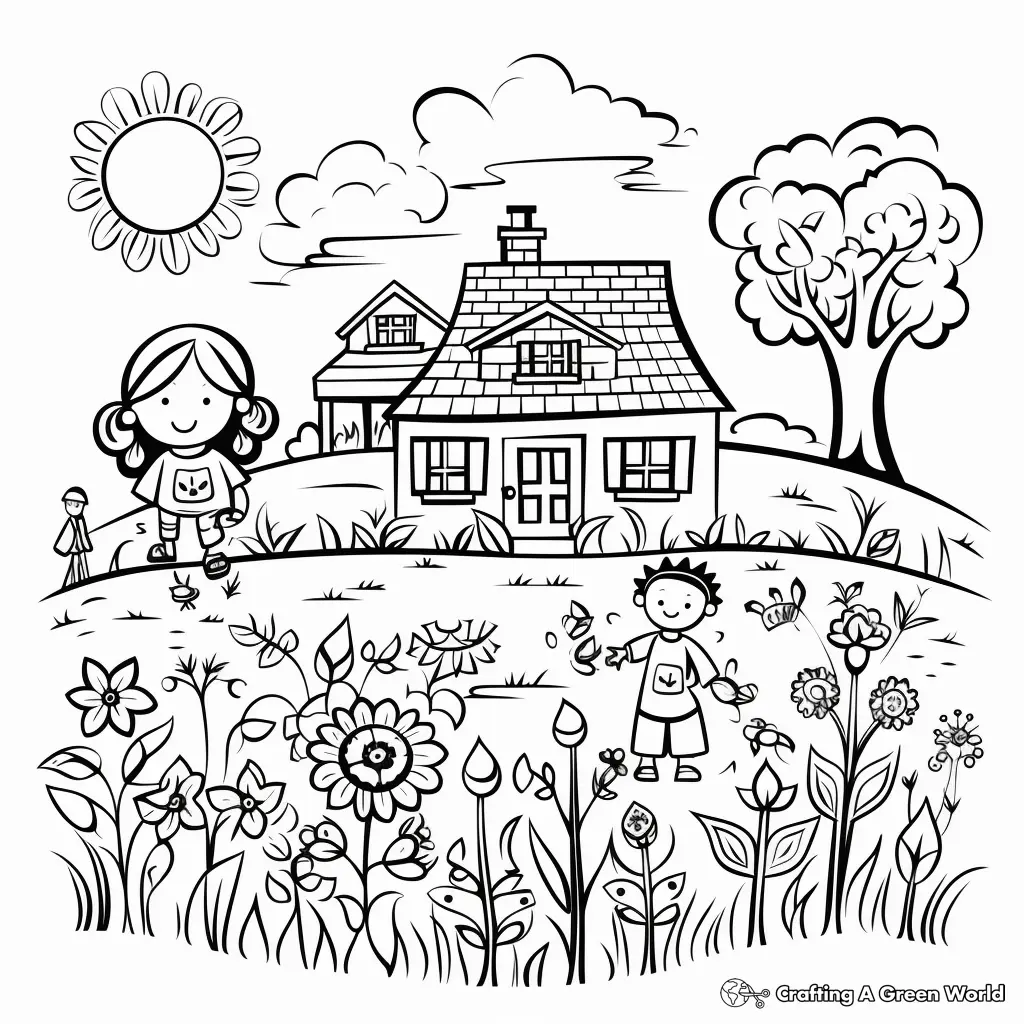 Kindergarten Coloring Pages 19