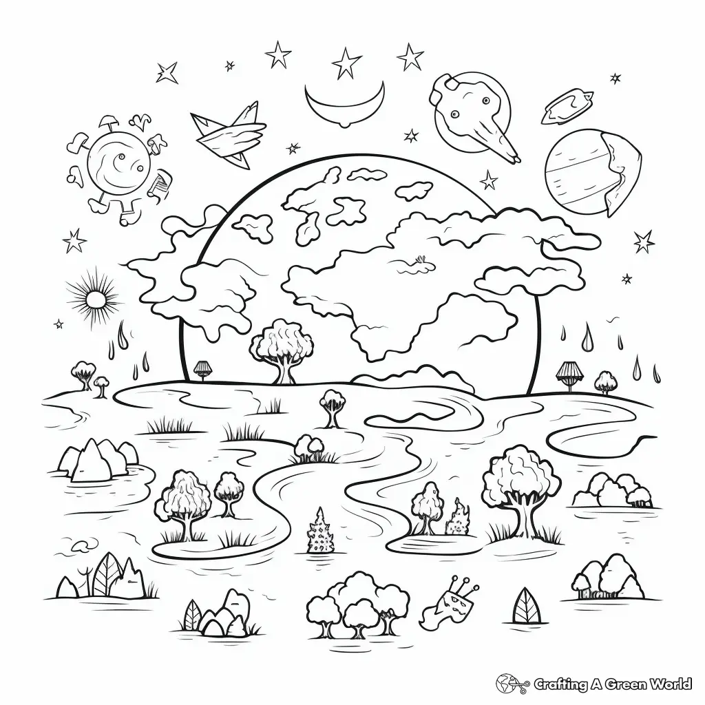 Jardim de Infancia para Colorir 51