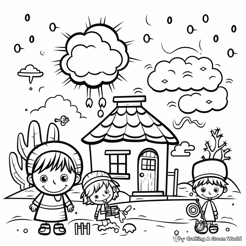 Jardim de Infancia para Colorir 59