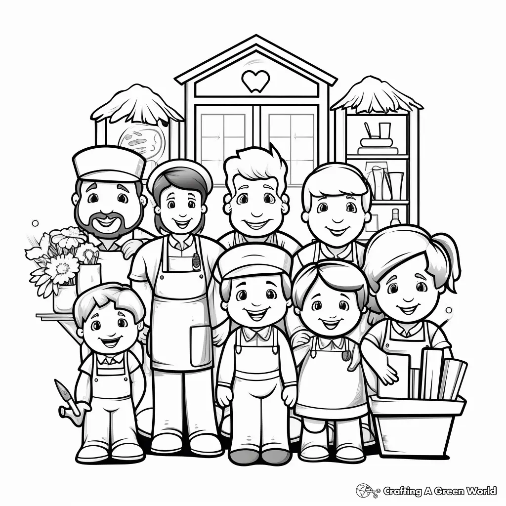Jardim de Infancia para Colorir 62