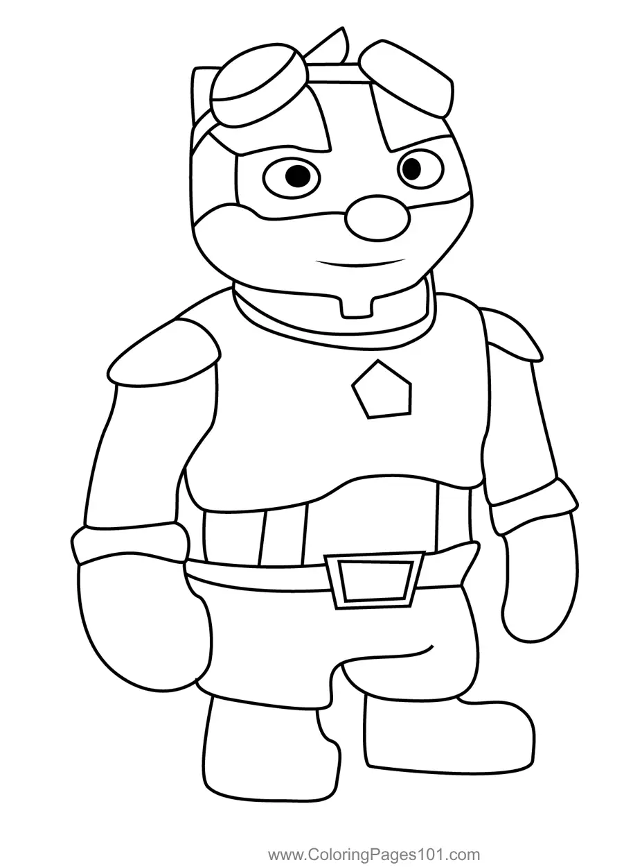 Kingdom Force Coloring Pages 1