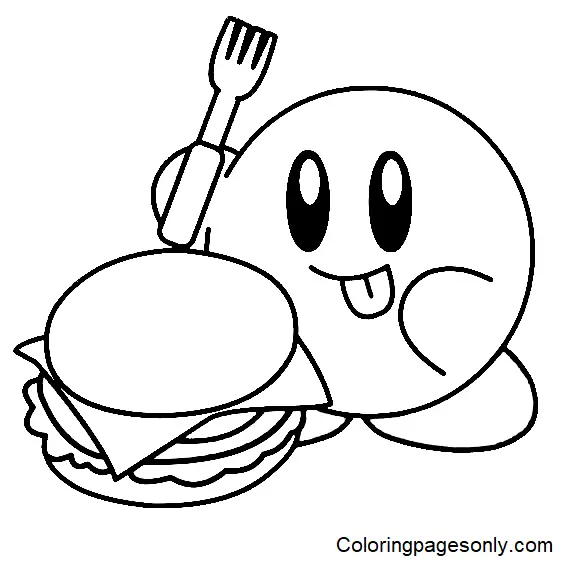 Kirby Para Colorear 53