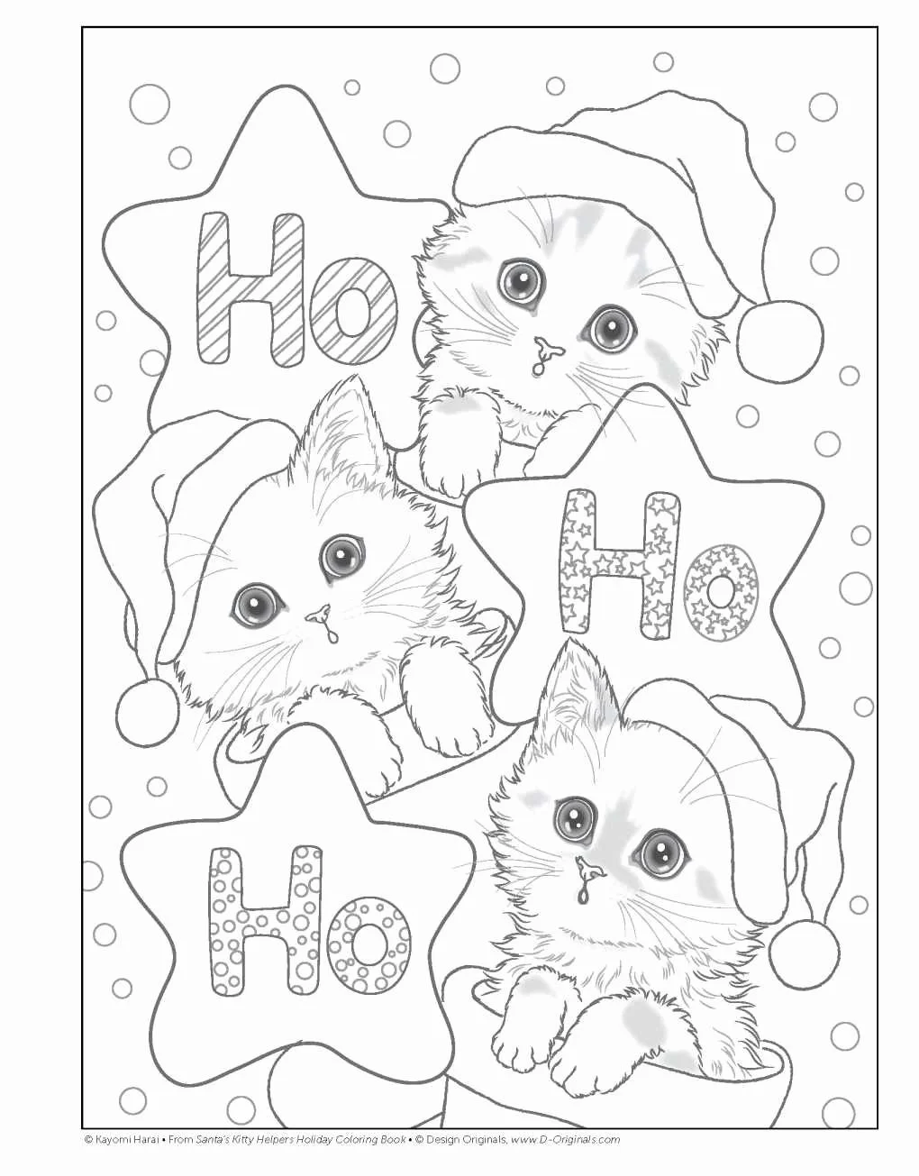 Desenhos de Gatinhos Para Colorir 59