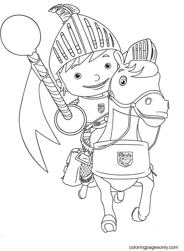 Caballero Para Colorear 50