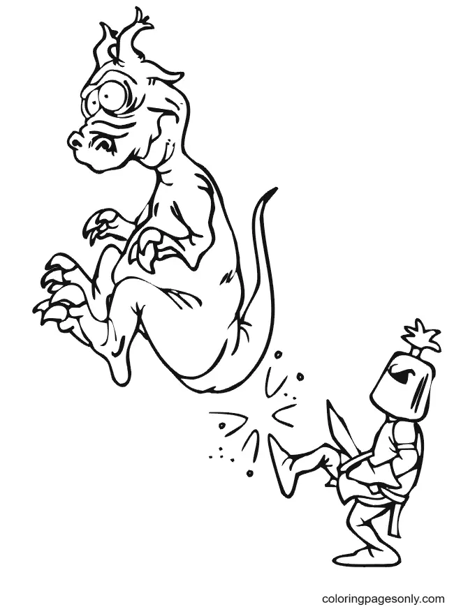 Caballero Para Colorear 52