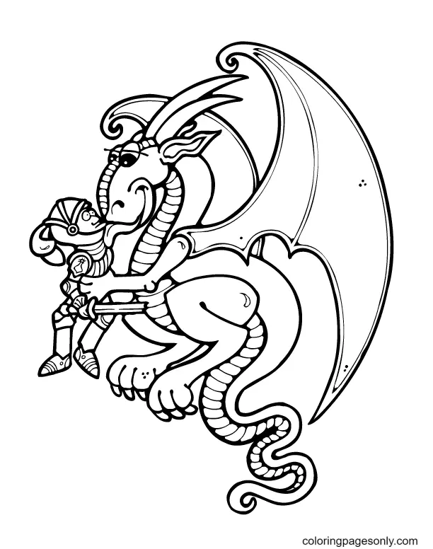 Caballero Para Colorear 54