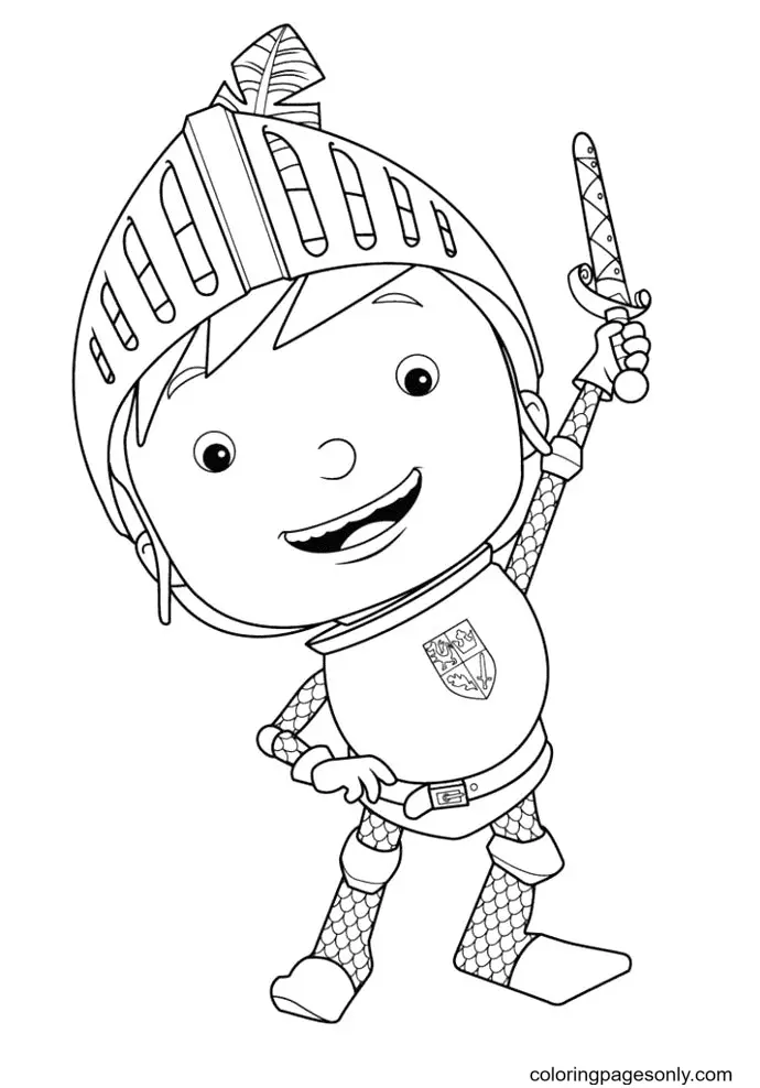 Knight Coloring Pages 57