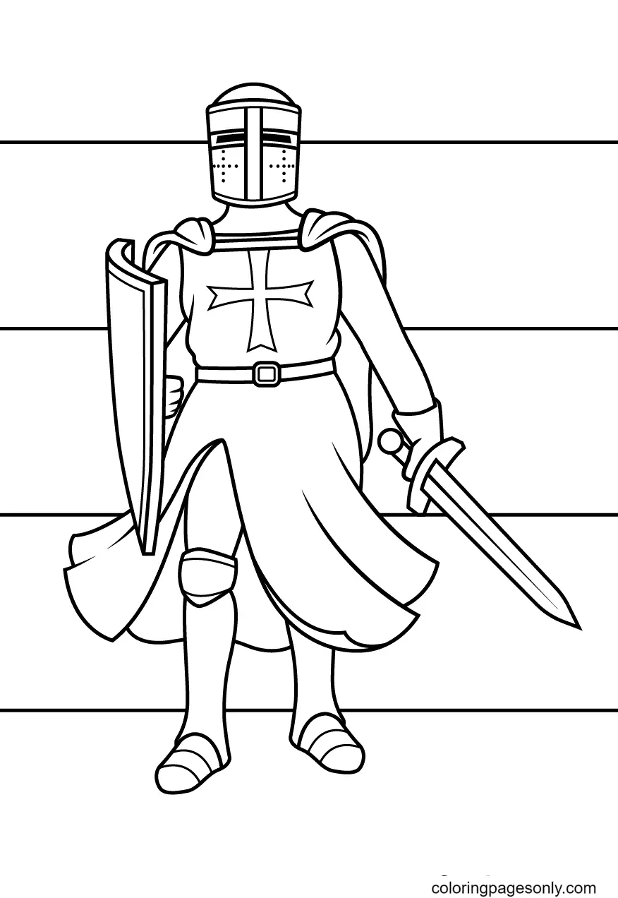 Caballero Para Colorear 67