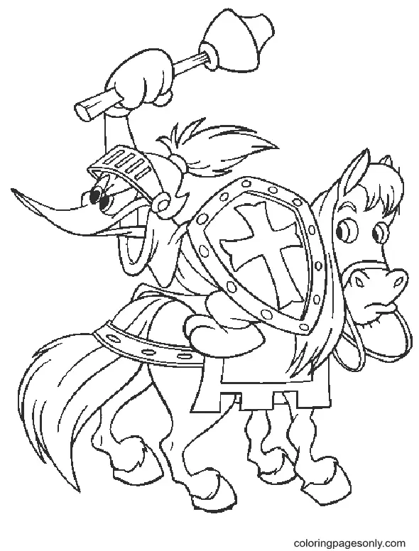 Caballero Para Colorear 78