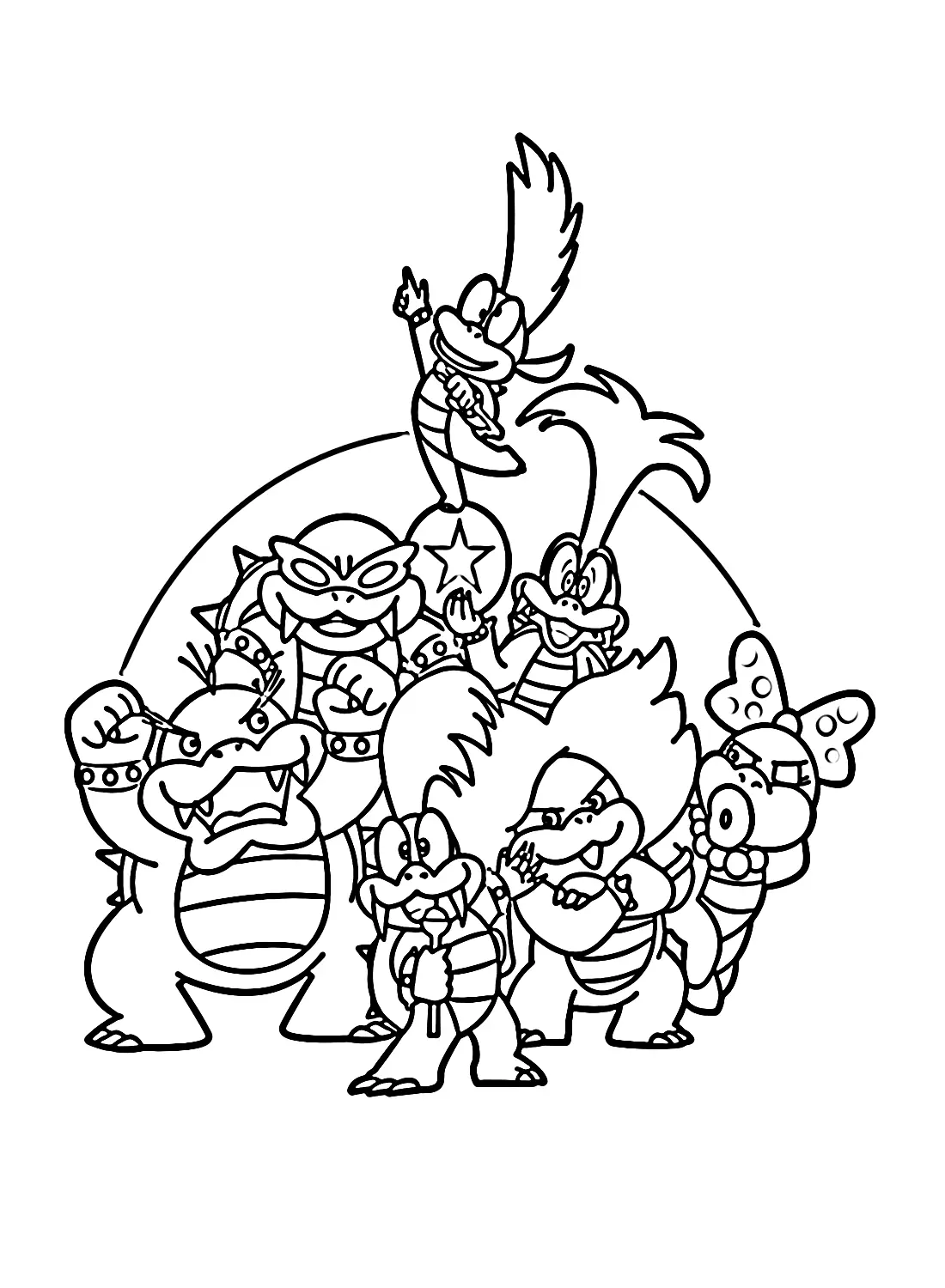 Koopalings Coloring Pages 14