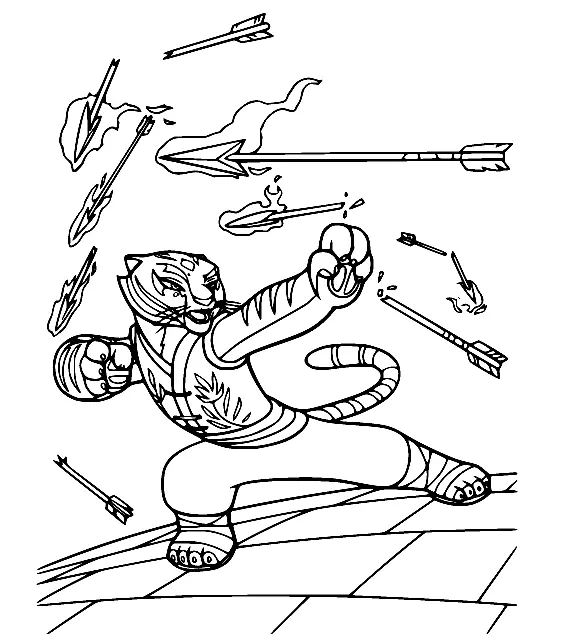 Kung Fu Panda Coloring Pages 52