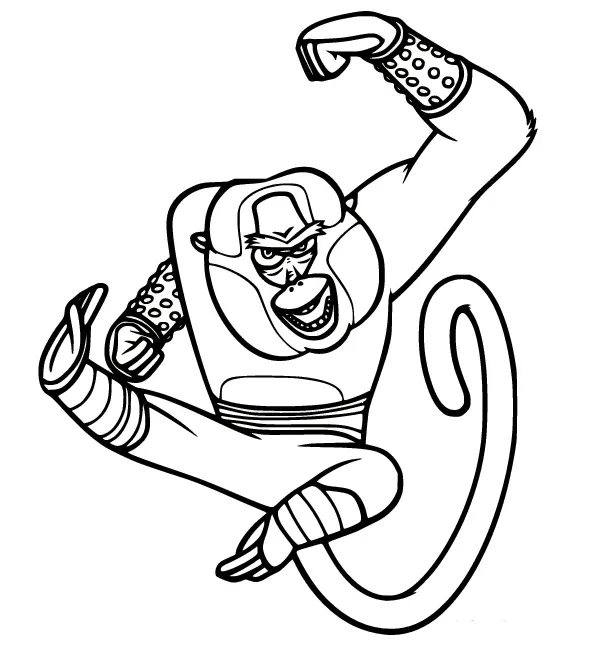 Desenhos de Kung Fu Panda Para Colorir 53