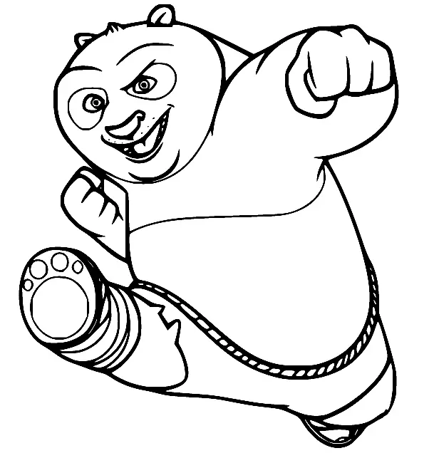 Kung Fu Panda Coloring Pages 56