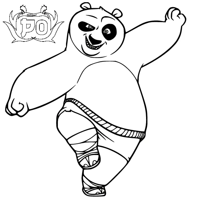 Kung Fu Panda Ausmalbilder 59