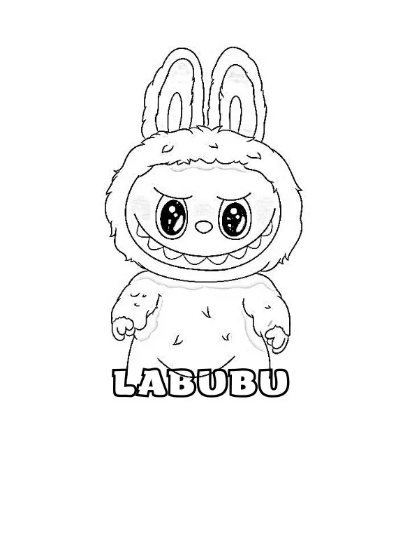 Labubu Para Colorir 19