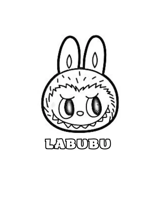 Labubu Para Colorir 20