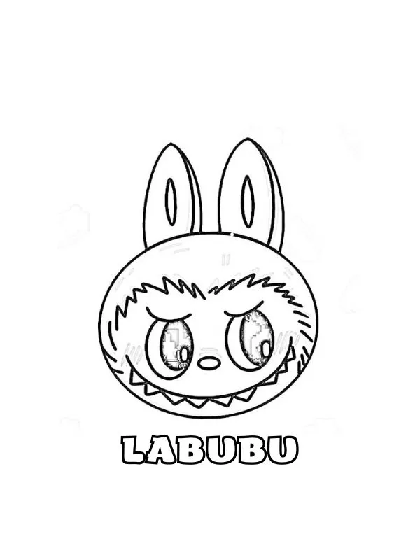 Labubu Para Colorir 25