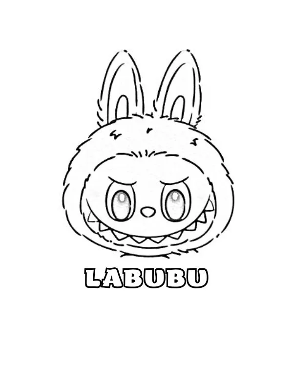 Labubu Para Colorir 44