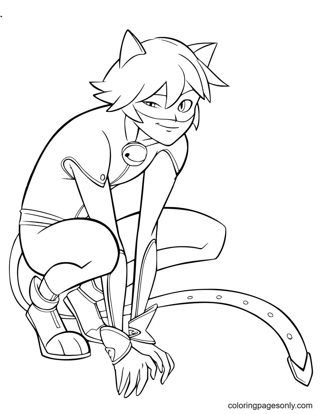 Ladybug Y Cat Noir Para Colorear 54