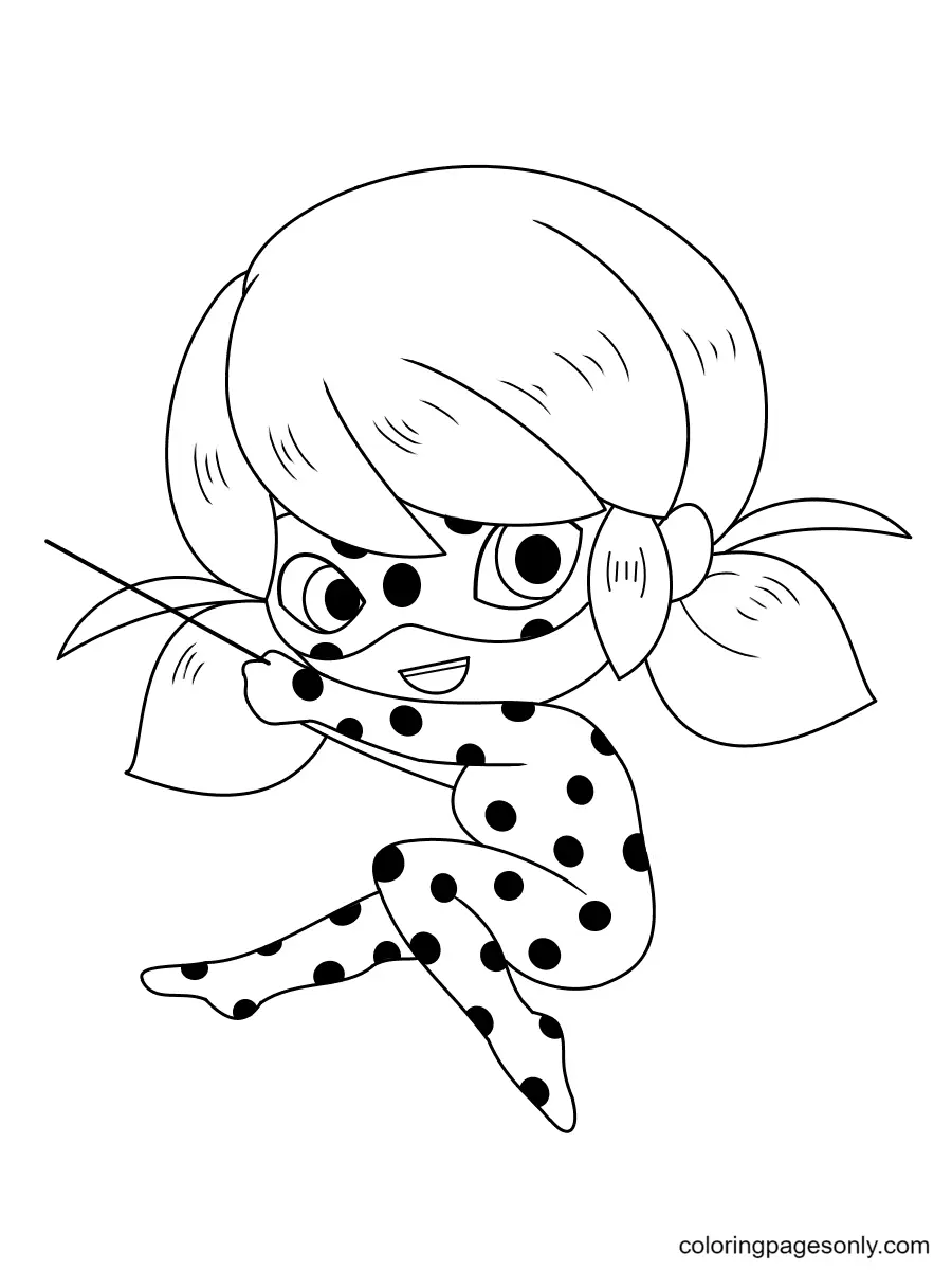 Desenhos de Ladybug e Cat Noir Para Colorir 55