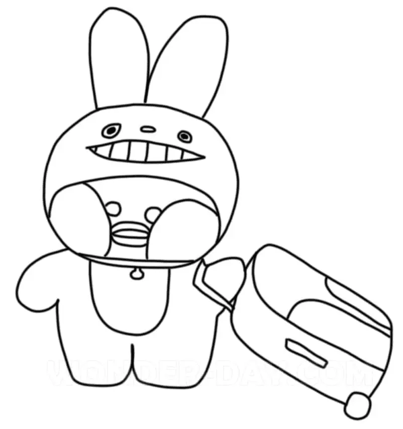 LalaFanfan Duck Coloring Pages 27