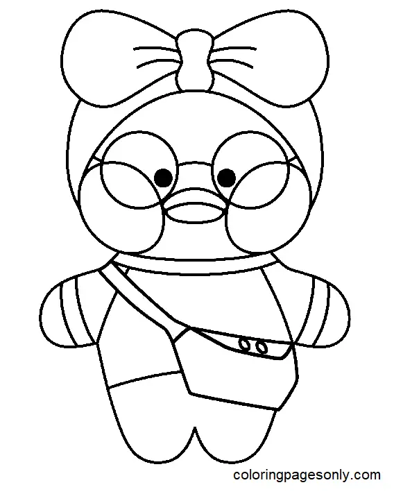 LalaFanfan Duck Coloring Pages 7