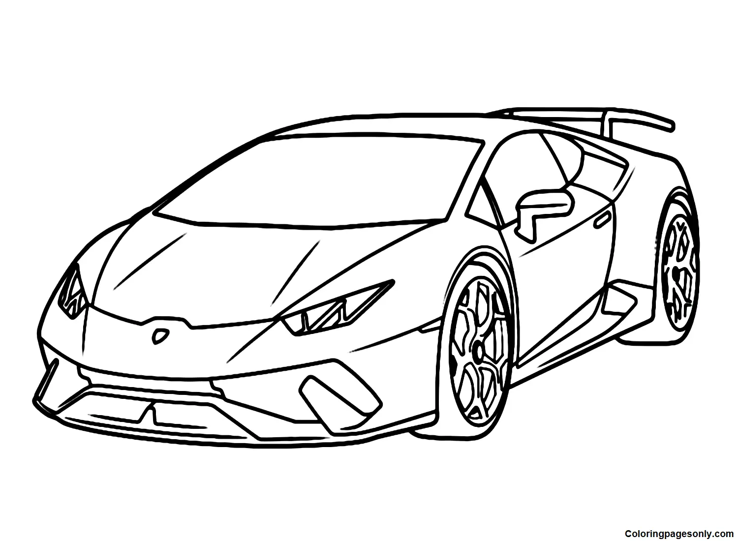 Lamborghini Coloring Pages 1