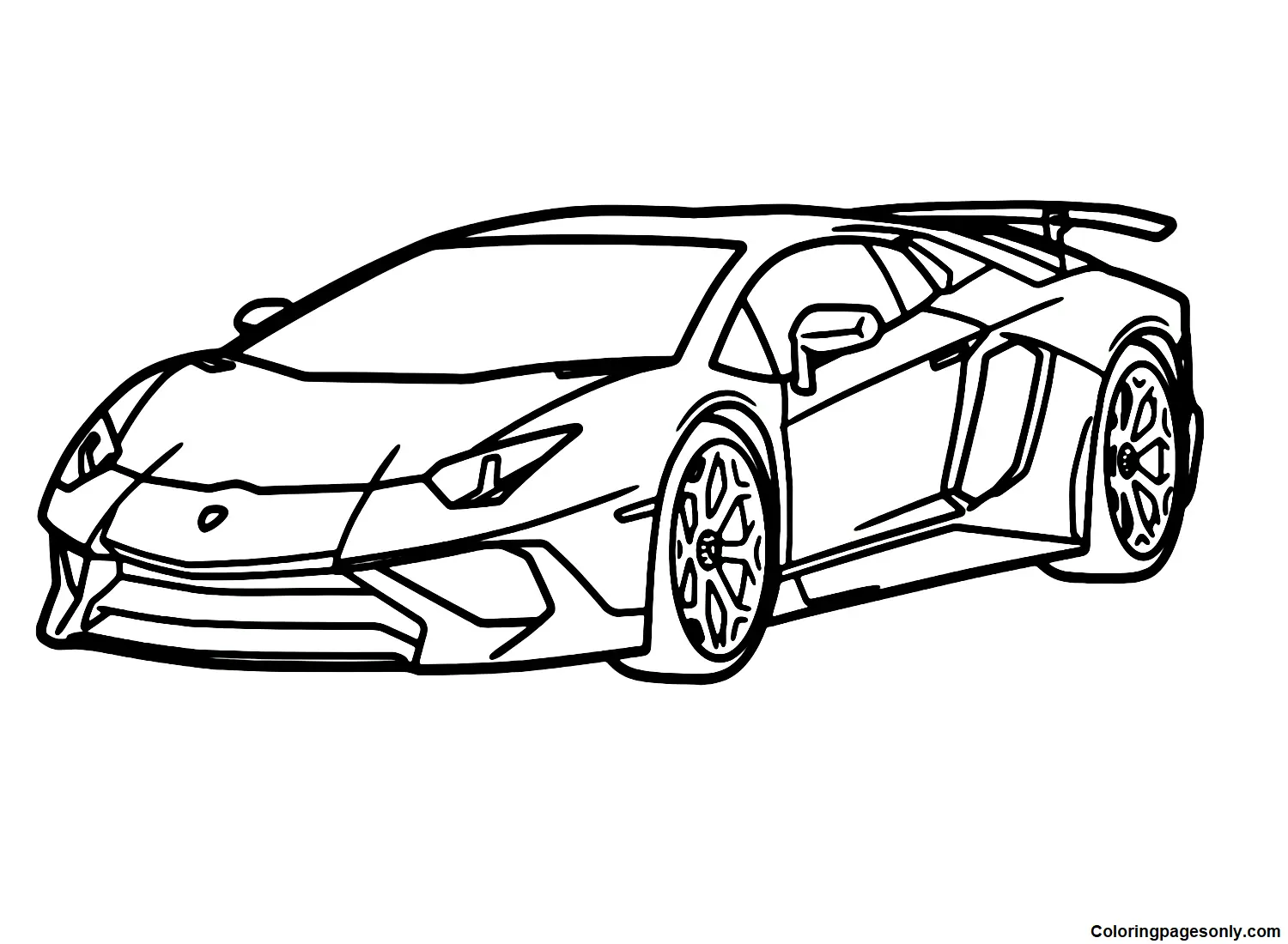 Lamborghini Coloring Pages 13