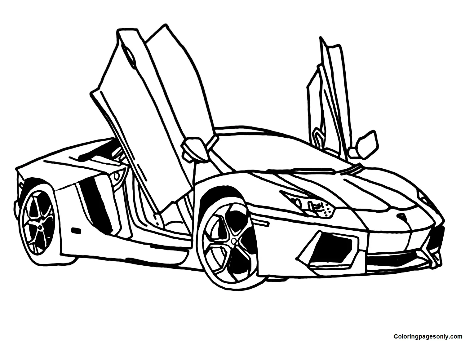 Lamborghini Coloring Pages 15