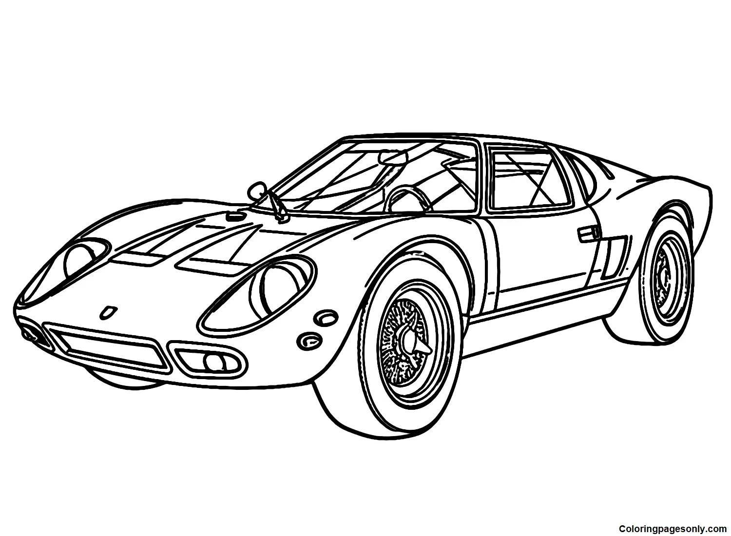 Lamborghini Coloring Pages 16